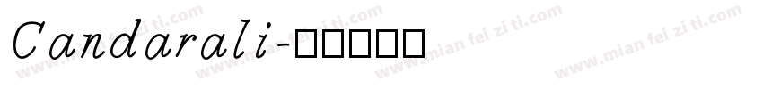 Candarali字体转换