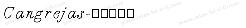 Cangrejas字体转换