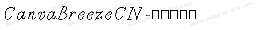 CanvaBreezeCN字体转换