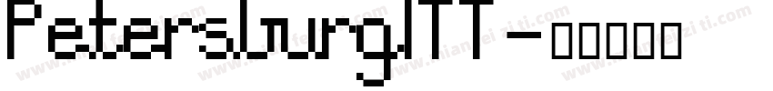 PetersburgITT字体转换