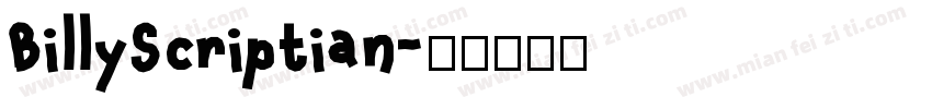 BillyScriptian字体转换