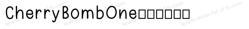 CherryBombOne字体转换
