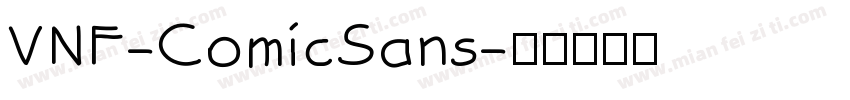VNF-ComicSans字体转换