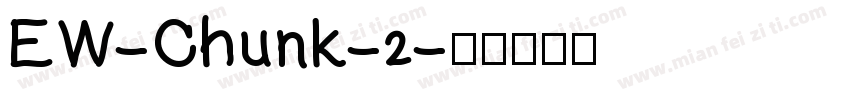 EW-Chunk-2字体转换