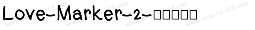 Love-Marker-2字体转换