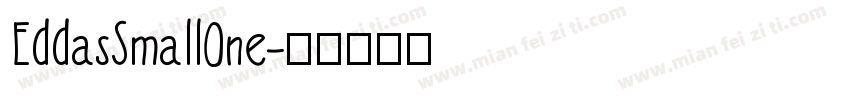 EddasSmallOne字体转换