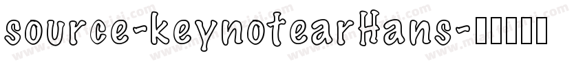 source-keynotearHans字体转换