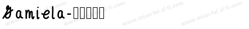 Gamiela字体转换