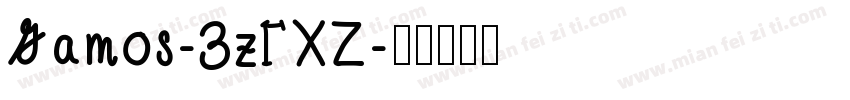Gamos-3zRXZ字体转换