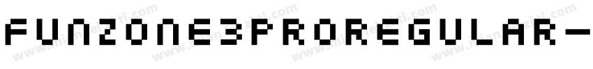 Funzone3ProRegular-8qXg字体转换