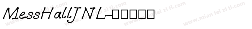 MessHallJNL字体转换