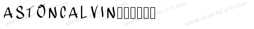 ASTONCALVIN字体转换