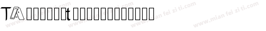 TA-houdate_m625字体转换