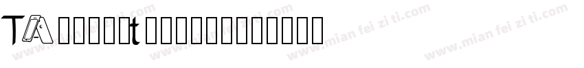 TA-shoutenkaku字体转换