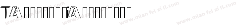 TA-wakuseiA_b字体转换