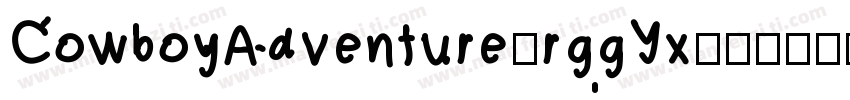 CowboyAdventure-rggYx字体转换