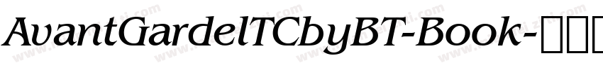 AvantGardelTCbyBT-Book字体转换