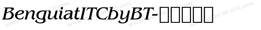 BenguiatITCbyBT字体转换