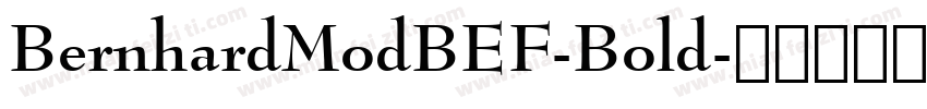 BernhardModBEF-Bold字体转换