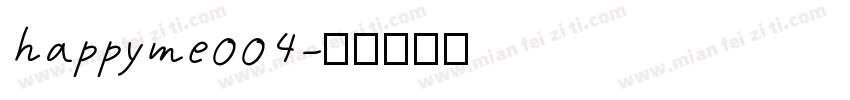 happyme004字体转换