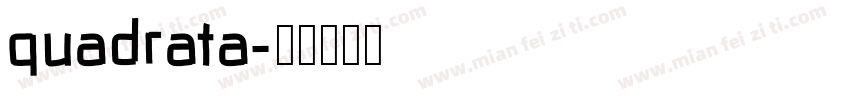 quadrata字体转换