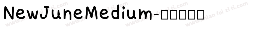 NewJuneMedium字体转换