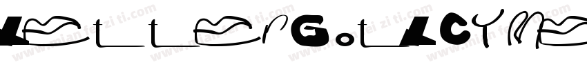 LetterGotLCYMed字体转换