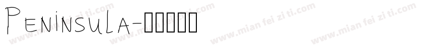 Peninsula字体转换