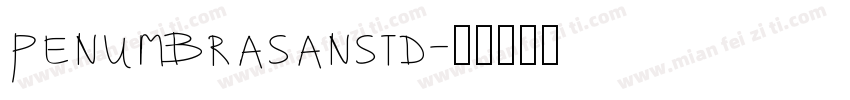 penumbrasanstd字体转换