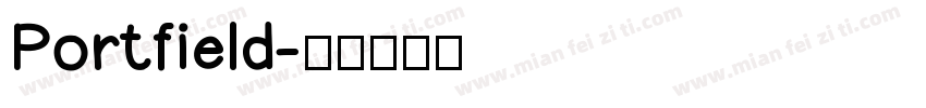 Portfield字体转换