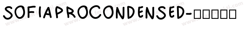SOFIAPROCONDENSED字体转换