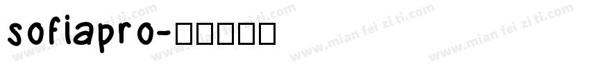 sofiapro字体转换
