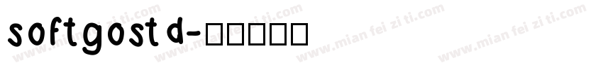 softgostd字体转换