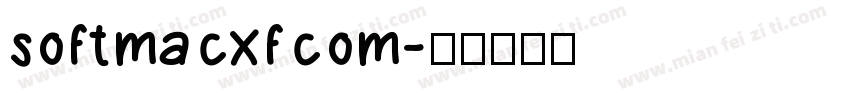 softmacxfcom字体转换
