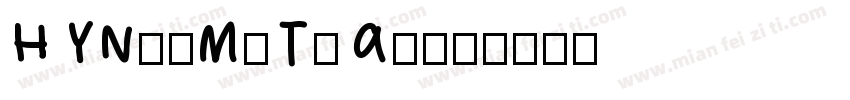 HYNuoMiTuan字体转换