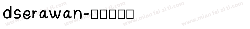 dserawan字体转换