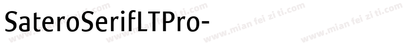 SateroSerifLTPro字体转换