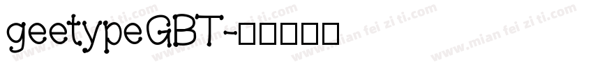 geetypeGBT字体转换
