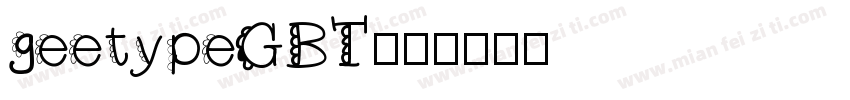 geetypeGBT字体转换