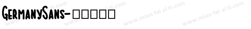 GermanySans字体转换