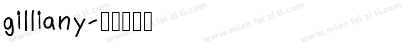 gilliany字体转换