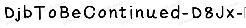 DjbToBeContinued-D8Jx字体转换