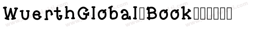 WuerthGlobal-Book字体转换