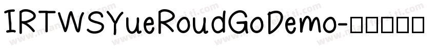 IRTWSYueRoudGoDemo字体转换