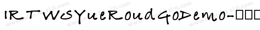 IRTWSYueRoudGoDemo字体转换