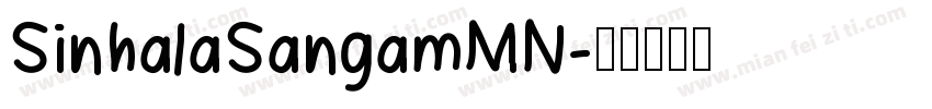 SinhalaSangamMN字体转换