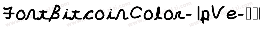 FontBitcoinColor-1pVe字体转换