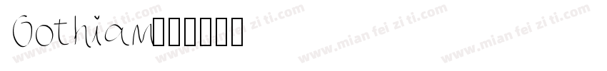 Gothiam字体转换