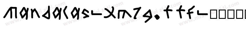 Mandalas-Xm7g.ttf字体转换