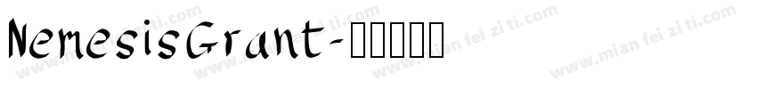 NemesisGrant字体转换